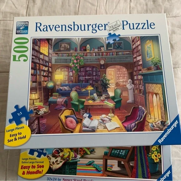 Ravensburger Puzzle Set X 2 - Vibrant Multi-Color - Picture 4 of 5